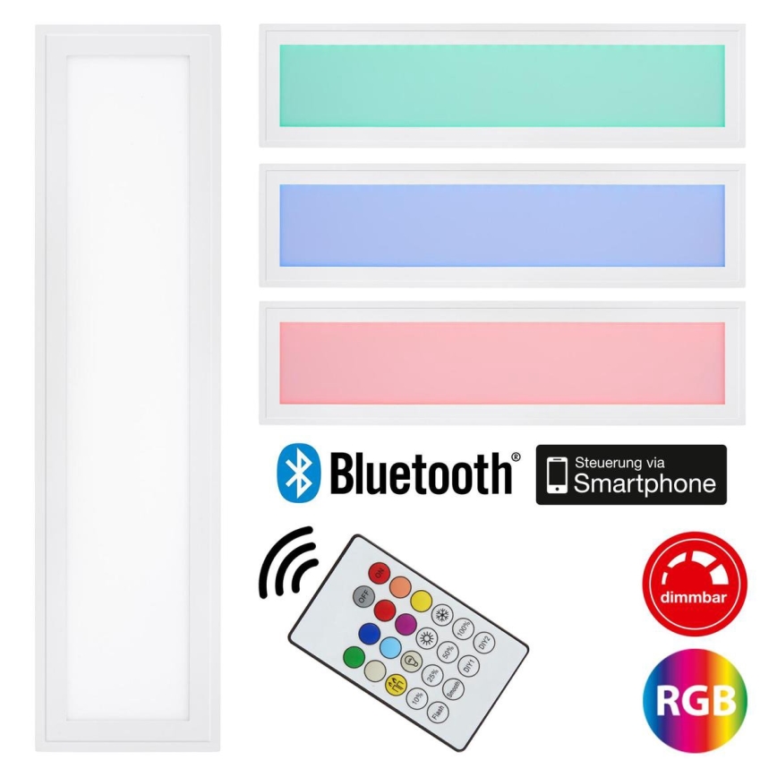 Briloner 3033-016 - LED RGBW Dimmable φωτιστικό οροφής PIATTO LED/18W/230V 2700-6000K + τηλεχειριστήριο