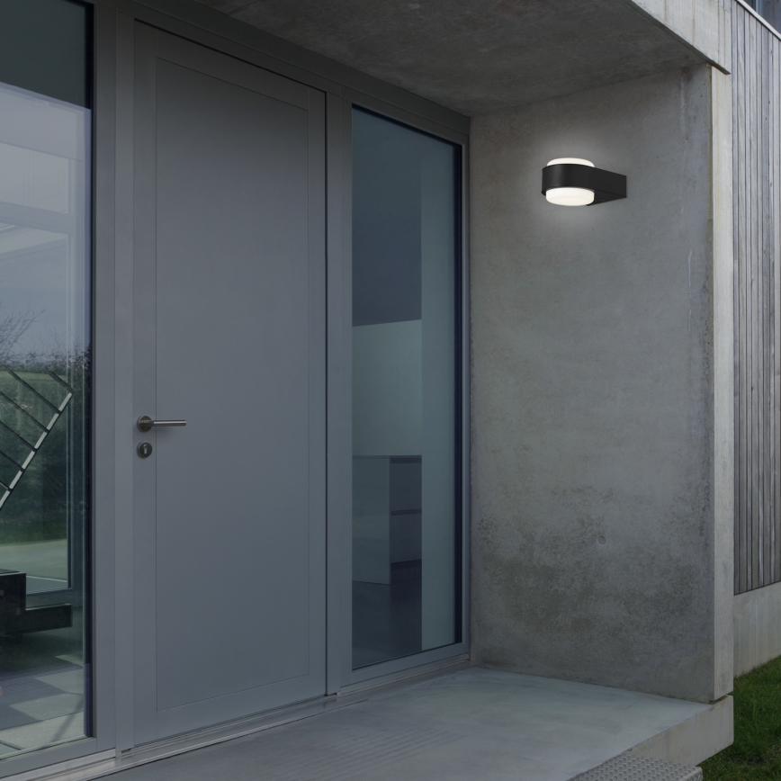 Briloner 3035-015 - Εξωτερικό επιτοίχιο φωτιστικό LED HANAU LED/6,5W/230V IP44 μαύρο