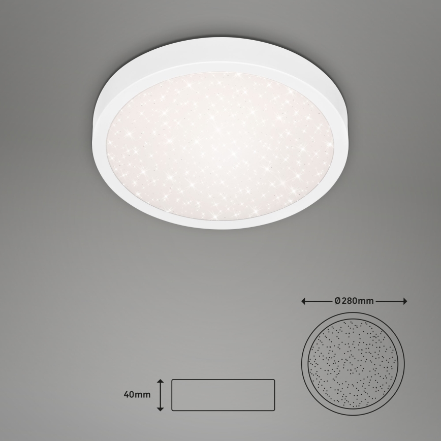 Briloner 3048-016 - Φωτιστικό οροφής LED RUNA LED/18W/230V λευκό