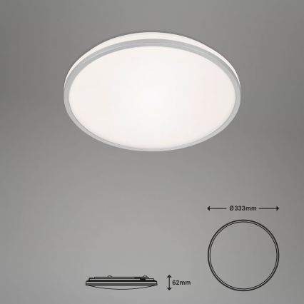 Briloner 3064-014 - Ρυθμιζόμενο φωτιστικό οροφής LED IVY LED/24W/230V Wi-Fi Tuya, διάμ. 33,3 εκ. + τηλεχειριστήριο