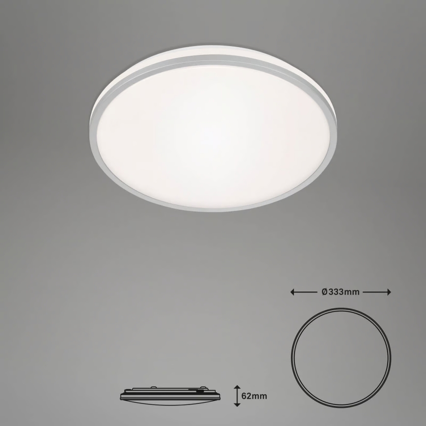 Briloner 3064-014 - Ρυθμιζόμενο φωτιστικό οροφής LED IVY LED/24W/230V Wi-Fi Tuya, διάμ. 33,3 εκ. + τηλεχειριστήριο
