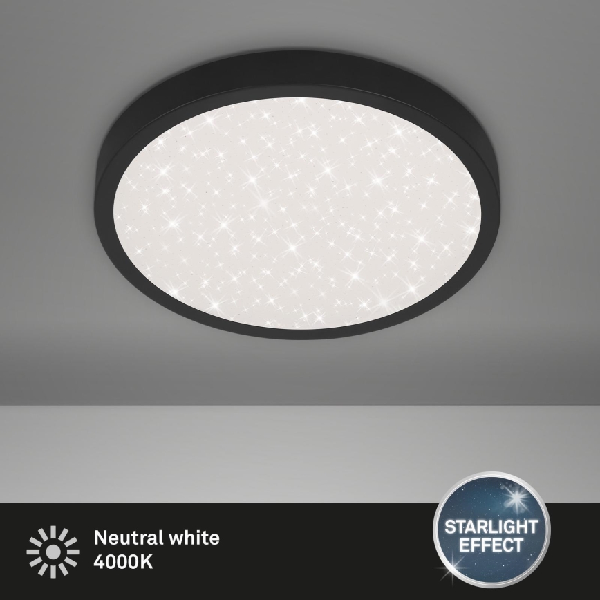 Briloner 3071-015 - Φωτιστικό οροφής LED RUNA LED/24W/230V μαύρο