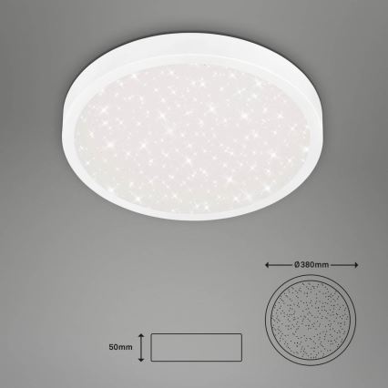 Briloner 3071-016 - Φωτιστικό οροφής LED RUNA LED/24W/230V 4000K διάμετρος 38 cm λευκό