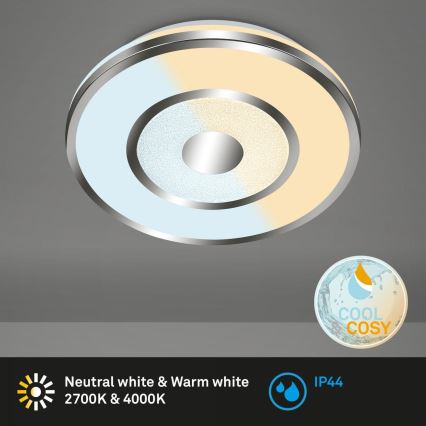 Briloner 3083-018 - Φωτιστικό οροφής μπάνιου dimming LED COOL&COSY LED/24W/230V IP44