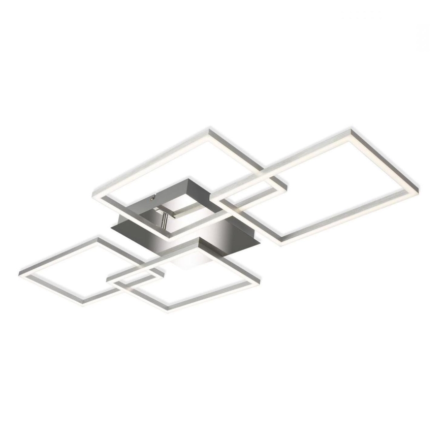 Briloner 3091-018 - LED Dimmable φωτιστικό οροφής FRAME LED/30W/230V γυαλιστερό χρώμιο