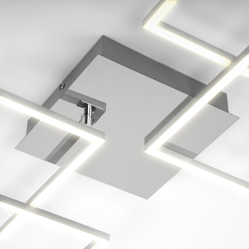 Briloner 3091-018 - LED Dimmable φωτιστικό οροφής FRAME LED/30W/230V γυαλιστερό χρώμιο