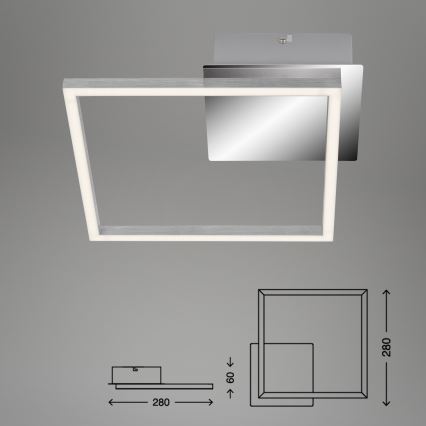 Briloner 3105-018 - LED Dimmable φωτιστικό οροφής FRAMES LED/9,7W/230V