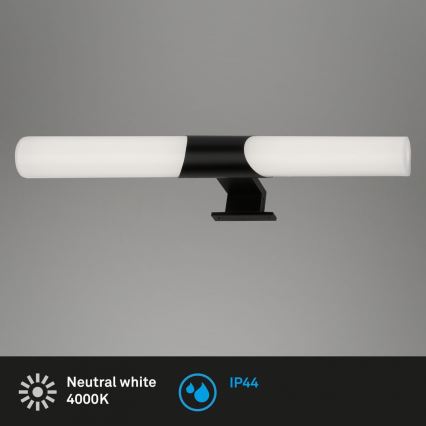 Briloner 3113-115 - Φωτισμός καθρέφτη μπάνιου LED LED/12W/230V IP44 47 cm μαύρο