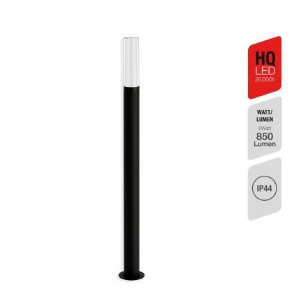 Briloner 311505TF - Φωτιστικό LED εξωτερικού χώρου LED/8W/230V IP44 4000K 97 cm μαύρο