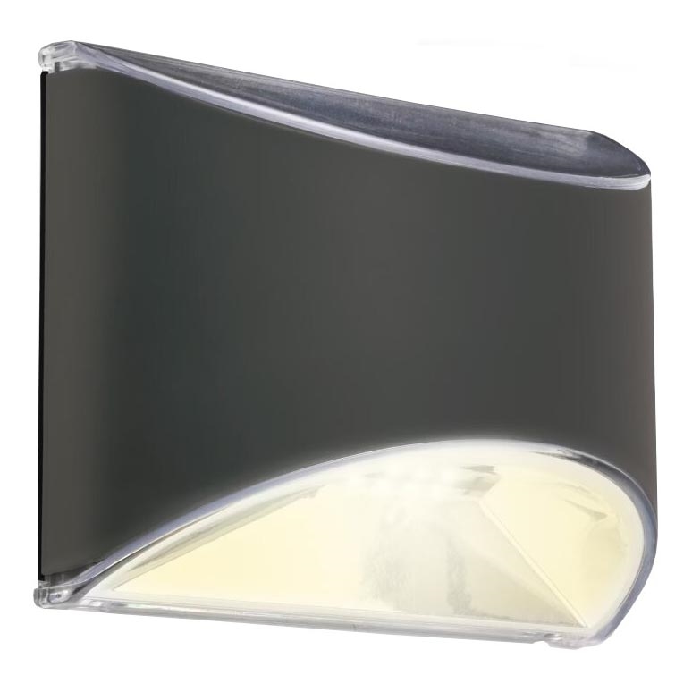 Briloner 3133015 - Ηλιακό επιτοίχιο φωτιστικό LED/2W/3,7V IP44 3000K 300 mAh