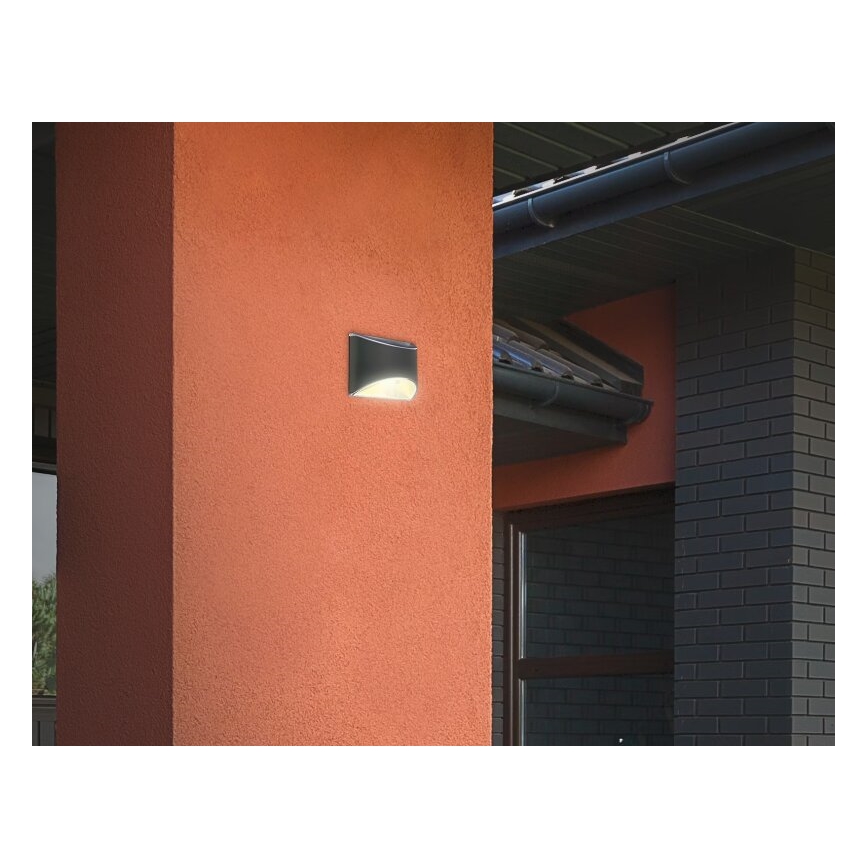 Briloner 3133015 - Ηλιακό φωτιστικό τοίχου LED LED/2W/3,7V IP44 3000K