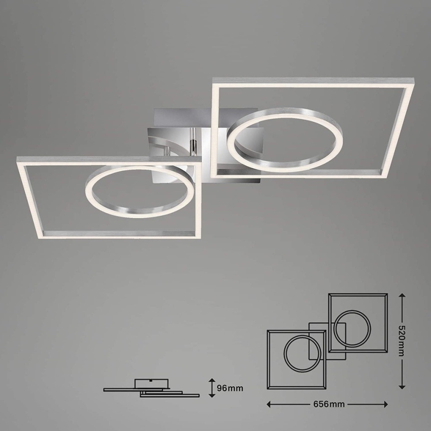 Briloner 3135-018 - LED Dimmable φωτιστικό οροφής FRAME LED/43,8W/230V 3000K