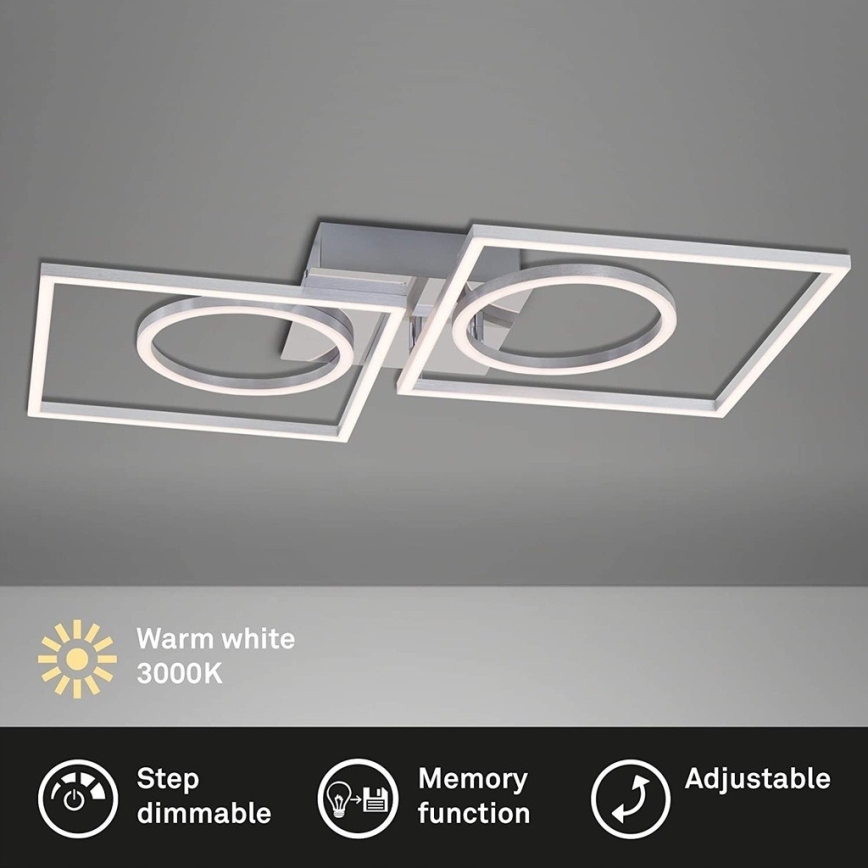 Briloner 3135-018 - LED Dimmable φωτιστικό οροφής FRAME LED/43,8W/230V 3000K