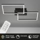 Briloner 3149-018 - LED Dimmable πλαφονιέρα οροφής FRAME 2xLED/15W/230V + τηλεχειριστήριο