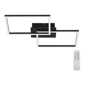 Briloner 3149-018 - LED Dimmable πλαφονιέρα οροφής FRAME 2xLED/15W/230V + τηλεχειριστήριο