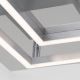 Briloner 3182-018 - LED Dimmable φωτιστικό οροφής FRAME 2xLED/15,5W/230V