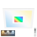 Briloner 319106TF - RGBW Φωτιστικό οροφής dimming TELEFUNKEN LED/24W/230V 2700-6500K λευκό + τηλεχειριστήριο