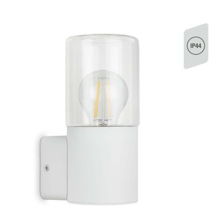 Briloner 320506TF - Επιτοίχιο φωτιστικό εξωτερικού χώρου 1xE27/12W/230V IP44 λευκό