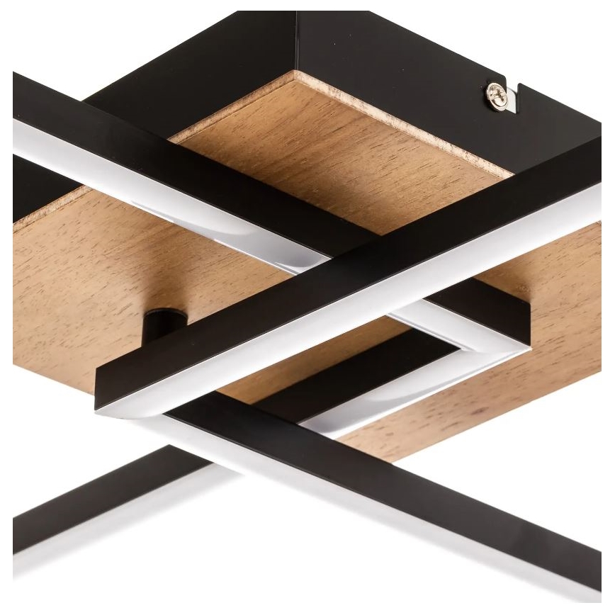 Briloner 3210-014 - LED Dimmable φωτιστικό οροφής FRAME 2xLED/11W/230V καφέ