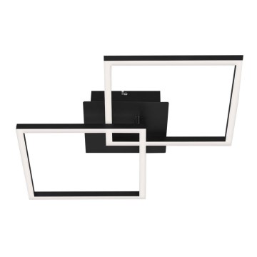 Briloner 3210-015 - LED Dimmable φωτιστικό οροφής FRAME 2xLED/11W/230V μαύρο