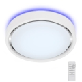 Briloner 3227-016 - LED RGB Φωτιστικό dimming με αισθητήρα TALENA LED/24W/230V λευκό + τηλεχειριστήριο