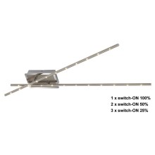 Briloner 3252-022 - LED Dimmable φωτιστικό οροφής TEMPALTE 2xLED/11W/230V