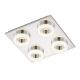 Briloner 3260-048 - Φως οροφής LED PEPPER 4xLED/3,5W/230V