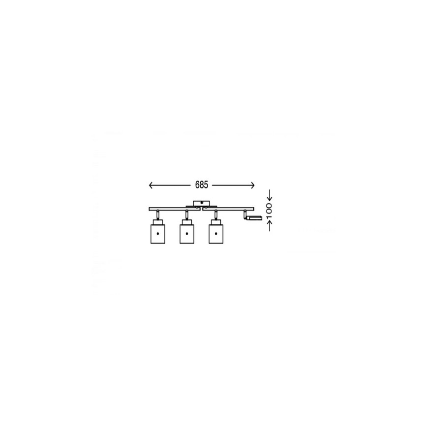 Briloner 3305-047 - Φως σποτ LED GLAM 4xLED/4,5W/230V