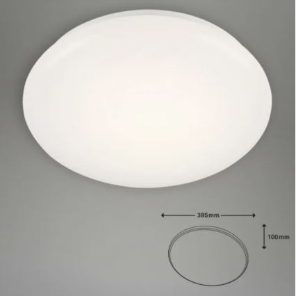 Briloner 3407-016 - Φωτιστικό οροφής μπάνιου LED SPLASH LED/18W/230V IP44