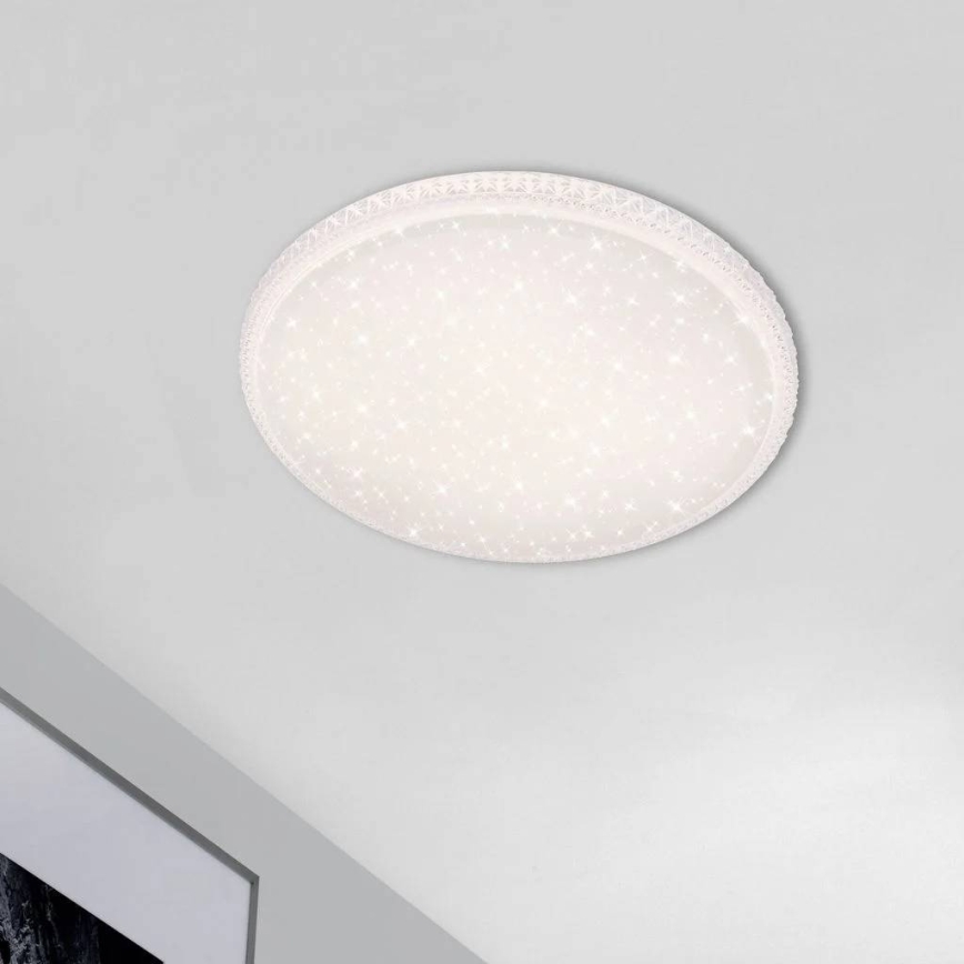Briloner 3412-016 - Ρυθμιζόμενο LED φωτιστικό οροφής STAR SKY LED/24W/230V 3000/4000/6000K Ø 39 cm + τηλεχειριστήριο