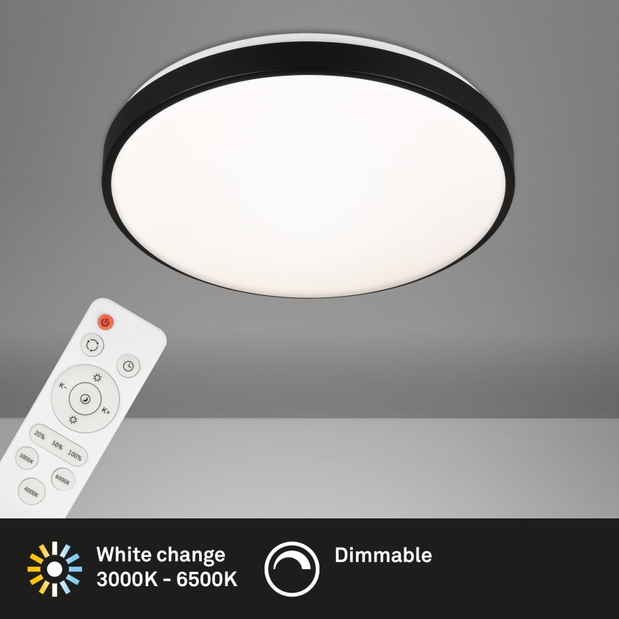Briloner 3430-015 - Ρυθμιζόμενο LED οροφής φωτιστικό MANNY LED/48W/230V με τηλεχειριστήριο