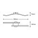 Briloner 3449-015 - LED Πλαφονιέρα οροφής GO 2xLED/6W/230V