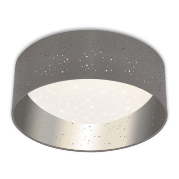 Briloner 3482014 - Οροφής φωτιστικό LED MAILA STARRY LED/12W/230V γκρι/ασημί