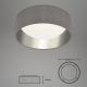 Briloner 3482014 - Φωτιστικό οροφής LED MAILA STARRY LED/12W/230V γκρι/ασημί