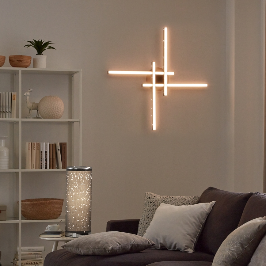 Briloner 3519-045 - Πλαφονιέρα οροφής LED REY 4xLED/6W/230V