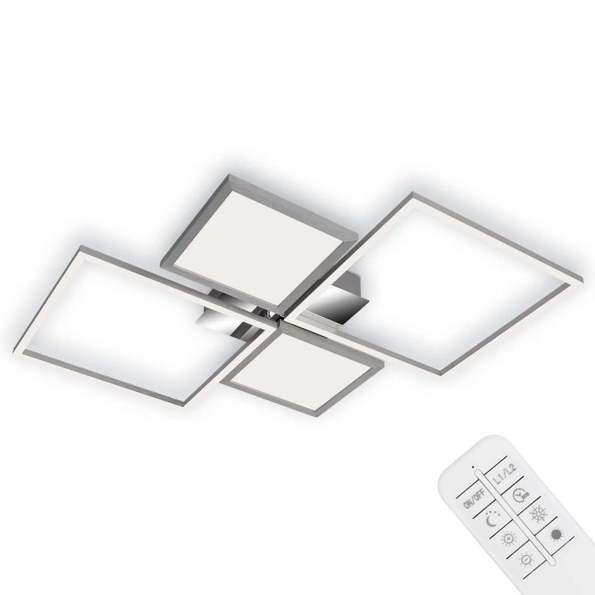 Briloner 3530-018 - Πλαφονιέρα οροφής ντιμαριζόμενη LED FRAME LED/40W/230V 3000-6500K + τηλεχειριστήριο