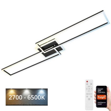 Briloner 3538-015 - Φωτιστικό οροφής ντιμαριζόμενο LED FRAME 2xLED/20W/230V 2700-6500K Wi-Fi Tuya + τηλεχειριστήριο
