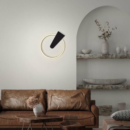 Briloner 3542-015 - Ρυθμιζόμενο LED οροφής φωτιστικό NICO LED/12W/230V μαύρο