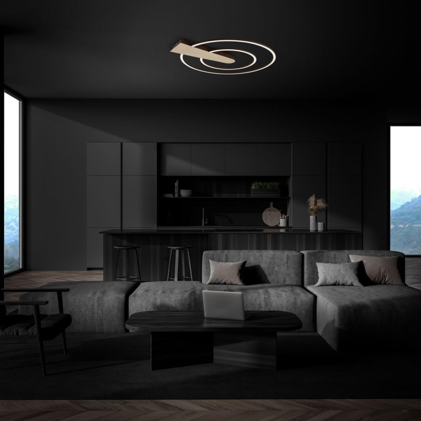 Briloner 3543-017 - LED Dimmable φωτιστικό οροφής NICO LED/25W/230V χρυσαφί