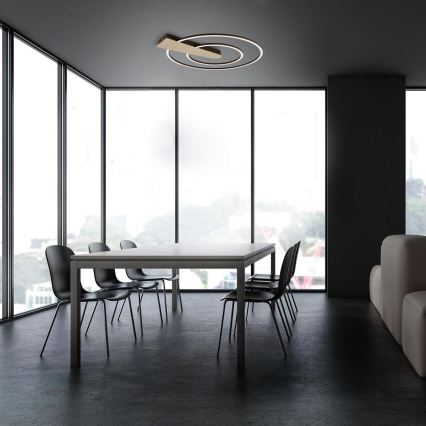 Briloner 3543-017 - LED Dimmable φωτιστικό οροφής NICO LED/25W/230V χρυσαφί