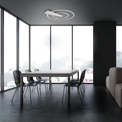 Briloner 3543-018 - LED Dimmable φωτιστικό οροφής NICO LED/25W/230V ματ χρώμιο