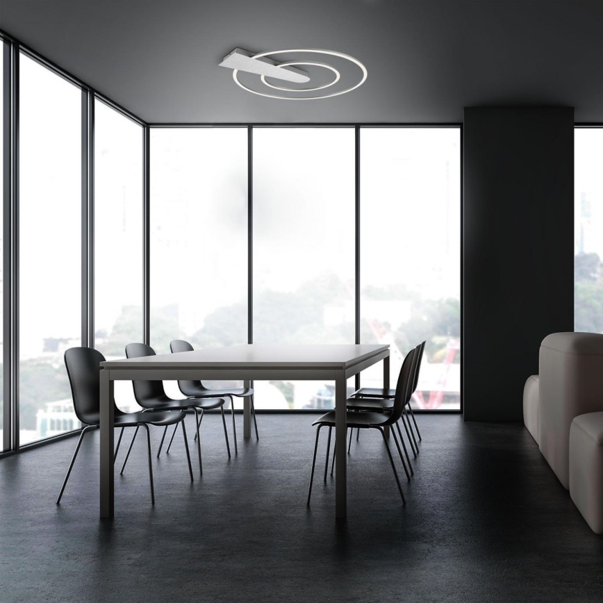 Briloner 3543-018 - LED Dimmable φωτιστικό οροφής NICO LED/25W/230V ματ χρώμιο