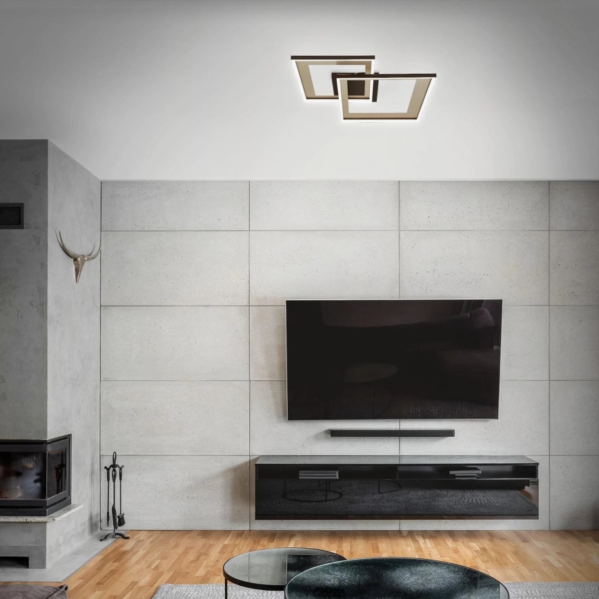 Briloner 3567-017 - LED Ρυθμιζόμενο φωτιστικό οροφής LED/25W/230V 3000-6500K 56,8x48cm + τηλεχειριστήριο