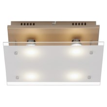 Briloner 3586-047 - Φωτιστικό οροφής LED SMART GOLD 4xGU10/4W/230V