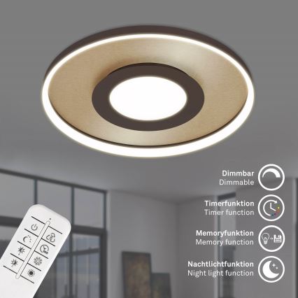 Briloner 3640017 - LED Dimmable φωτιστικό οροφής FRAME LED/25W/230V 2700-6500K + τηλεχειριστήριο