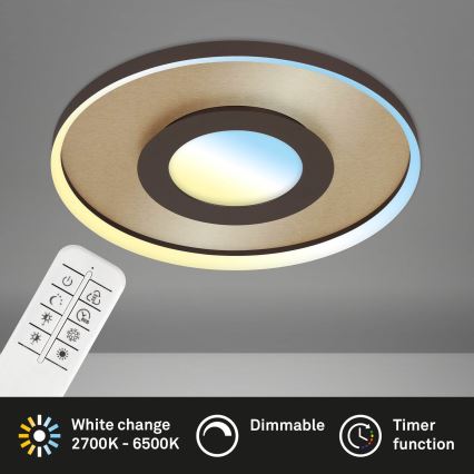 Briloner 3640017 - LED Dimmable φωτιστικό οροφής FRAME LED/25W/230V 2700-6500K + τηλεχειριστήριο