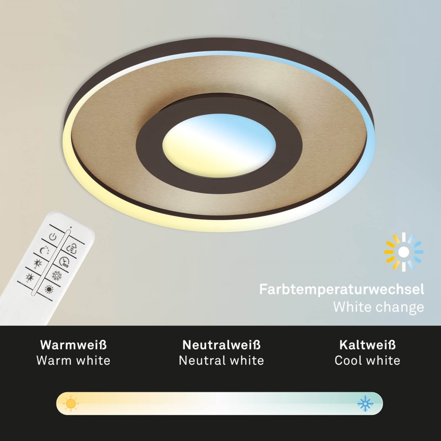 Briloner 3640017 - LED Dimmable φωτιστικό οροφής FRAME LED/25W/230V 2700-6500K + τηλεχειριστήριο