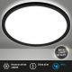 Briloner 3642-415 - Φωτιστικό οροφής μπάνιου LED SLIM LED/19W/230V διάμετρος 29 cm IP44 μαύρο