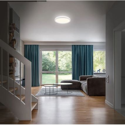 Briloner 3642-416 - Φωτιστικό οροφής μπάνιου LED SLIM LED/19W/230V IP44 λευκό