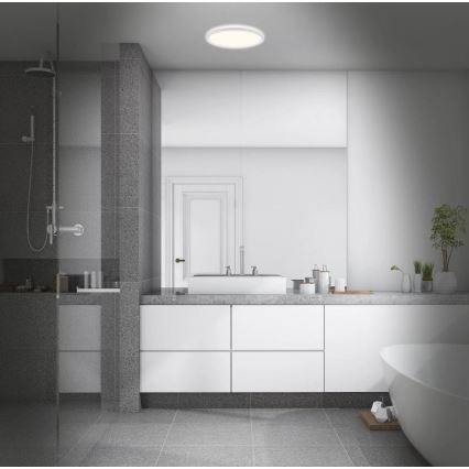 Briloner 3642-416 - Φωτιστικό οροφής μπάνιου LED SLIM LED/19W/230V IP44 λευκό
